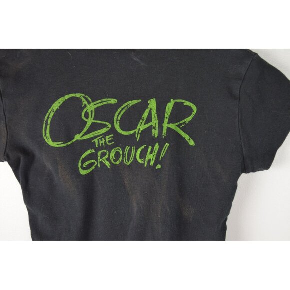 Junk Food Oscar the Grouch Scram Vintage Junior's Small Black Tee - Picture 7 of 8